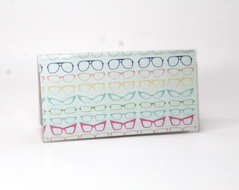 Checkbook Cover - Glasses Galore