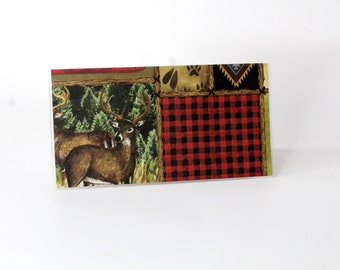 Checkbook Cover - Woodsy