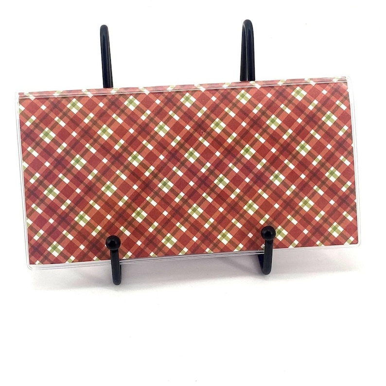 New Checkbook Cover Wallet Vinyl Check Register Protector -coral Red ...