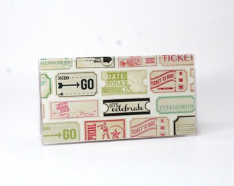 Checkbook Cover - Ticket to Ride