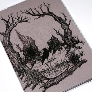 Funda para pasaporte - Ilusión de calavera
