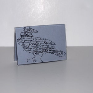 Estuche para tarjetas/Mini billetera - Wordy Bird