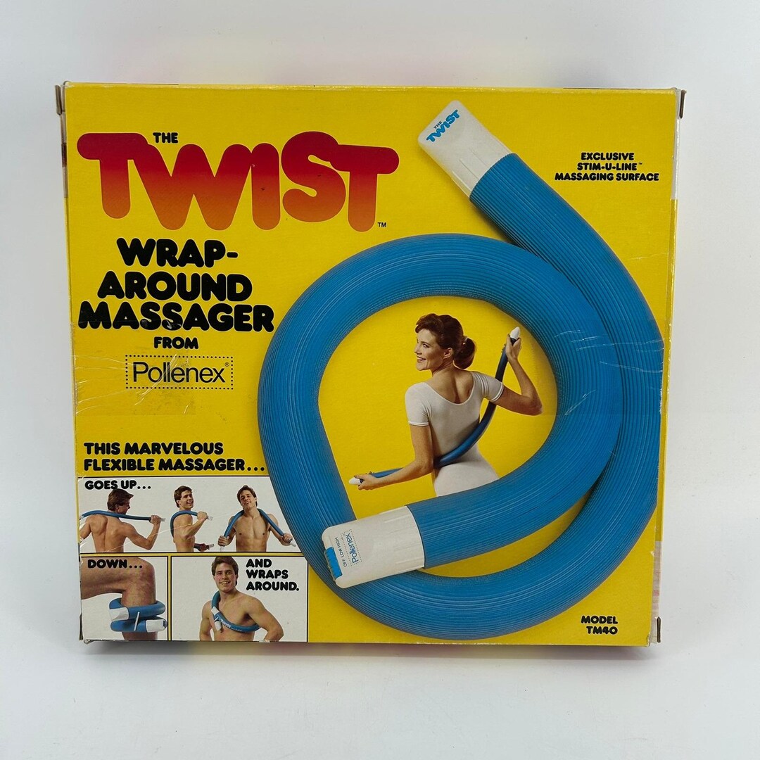 Pollenex Pollenex the Twist Wrap-around Massager Blue Model TM40 Vintage 2-speed ...