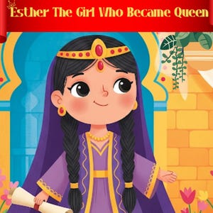 Esther Bibelgeschichte Aktivitätsbuch: Christliche Kinder druckbare (Alter 4-8) (digitaler Download)