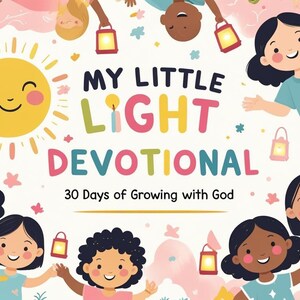 Kids Daily Devotional | 30-Day Bible Devotional for Kids Ages 4-10 | Christian Printable PDF | Bible Study Journal | Home Sunday School