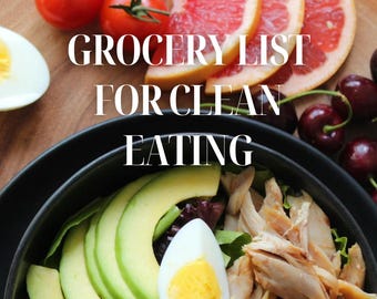 Grocery List for Clean Eating