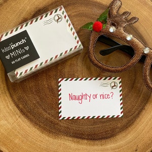 Juego de 60 minitarjetas con notas: tarjetas planas para correo aéreo navideño, notas de amor, minitarjetas, tarjetas adjuntas, lindas etiquetas para regalos, notas breves, recordatorios