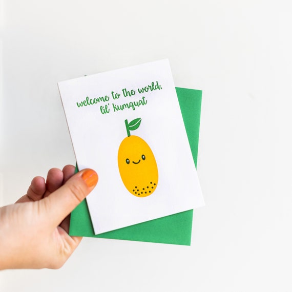 Blank Inside Cute Lil Dumpling Foodie Baby or Baby Shower Letterpress Card Blank Inside Cute Lil Dumpling Foodie Baby or Baby Shower Letterpress Card