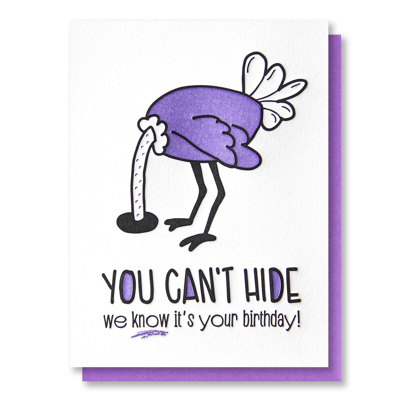Introvert Birthday Funny Letterpress Friend Birthday You Etsy