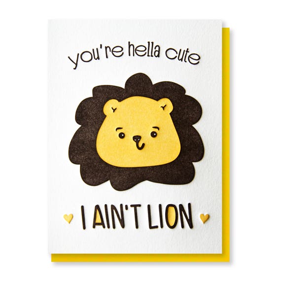 Funny Love Letterpress Card Ramen Love With You Foodie Pun Valentine