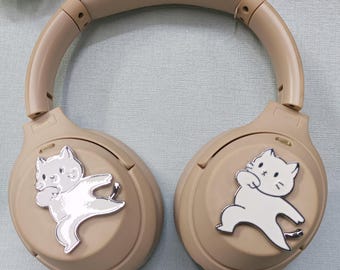 Custom Chrome Cat Headphone Accessories: Headphone  Attachment