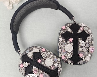 Funda para AirPods Max hecha a mano, funda kawaii para auriculares, accesorio personalizado