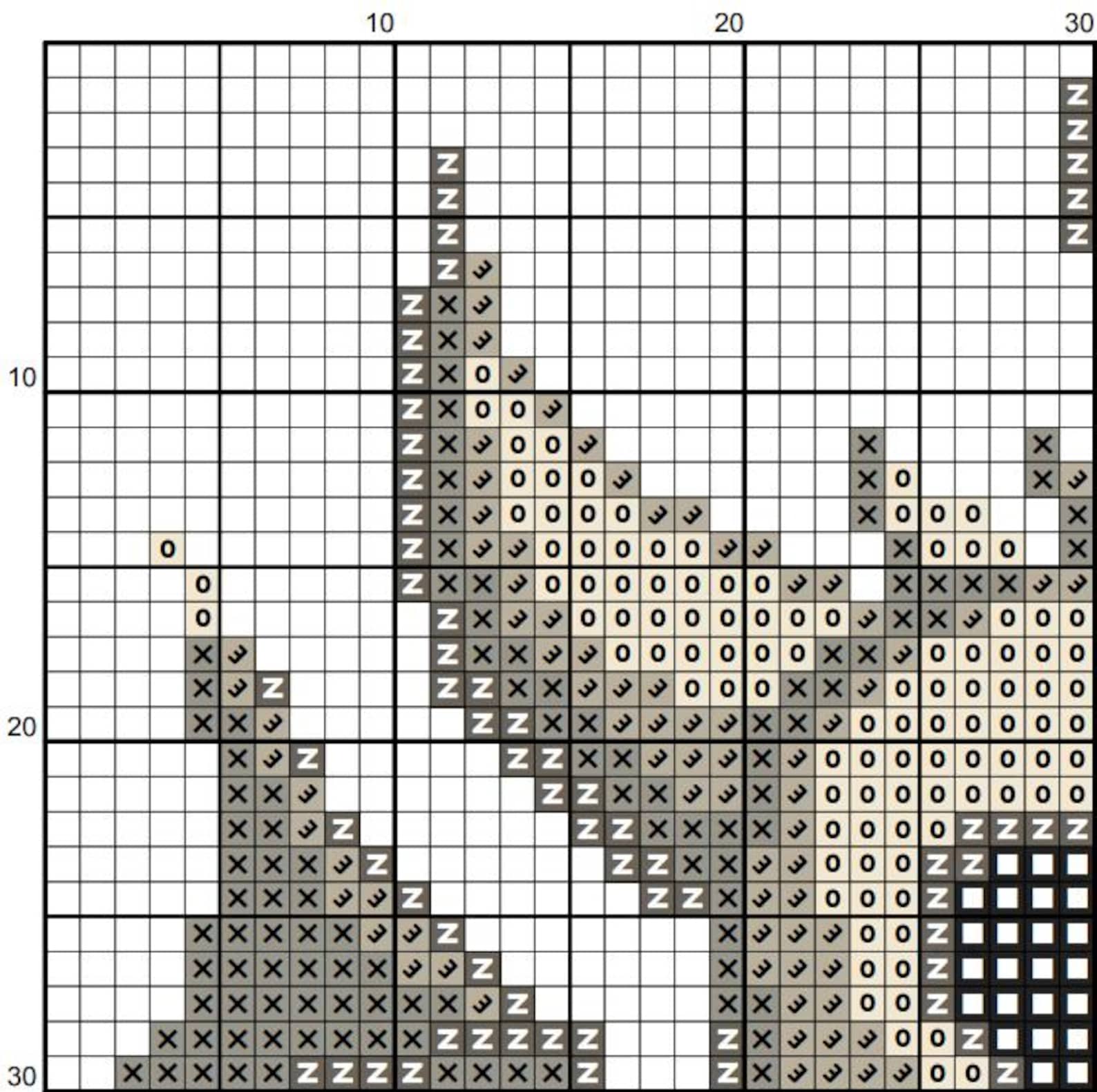Easter Cross Stitch Pattern PDF Spring Sampler Cross Stitch Chart Love ...