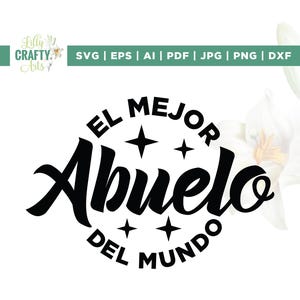 El Mejor Abuelo Del Mundo SVG, Mi Abuelo Es Mi Heroe SVG, Cricut, Sublimation, Mein Opa ist mein Held SVG, Vatertagsdesign, Elterndesign