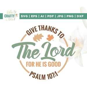 Merci au Seigneur svg, svg chrétien, Cricut, sublimation, svg de Thanksgiving, svg reconnaissant, svg béni, svg bible, jours de la Turquie, Silhouette