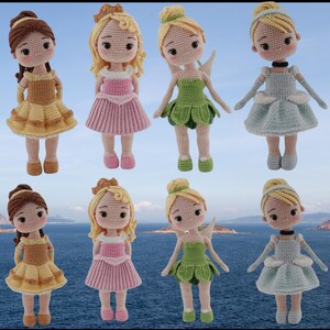 Handmade crochet cartoon doll, Unique, lovely, and creative, Crochet toys, Newborn, gifts for babies, gifts for girls