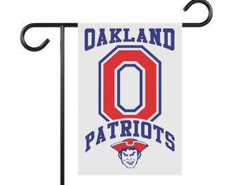 Oakland High School Patriots Murfreesboro Rutherford County TN Garden Flag Banner 12 in x 18 in