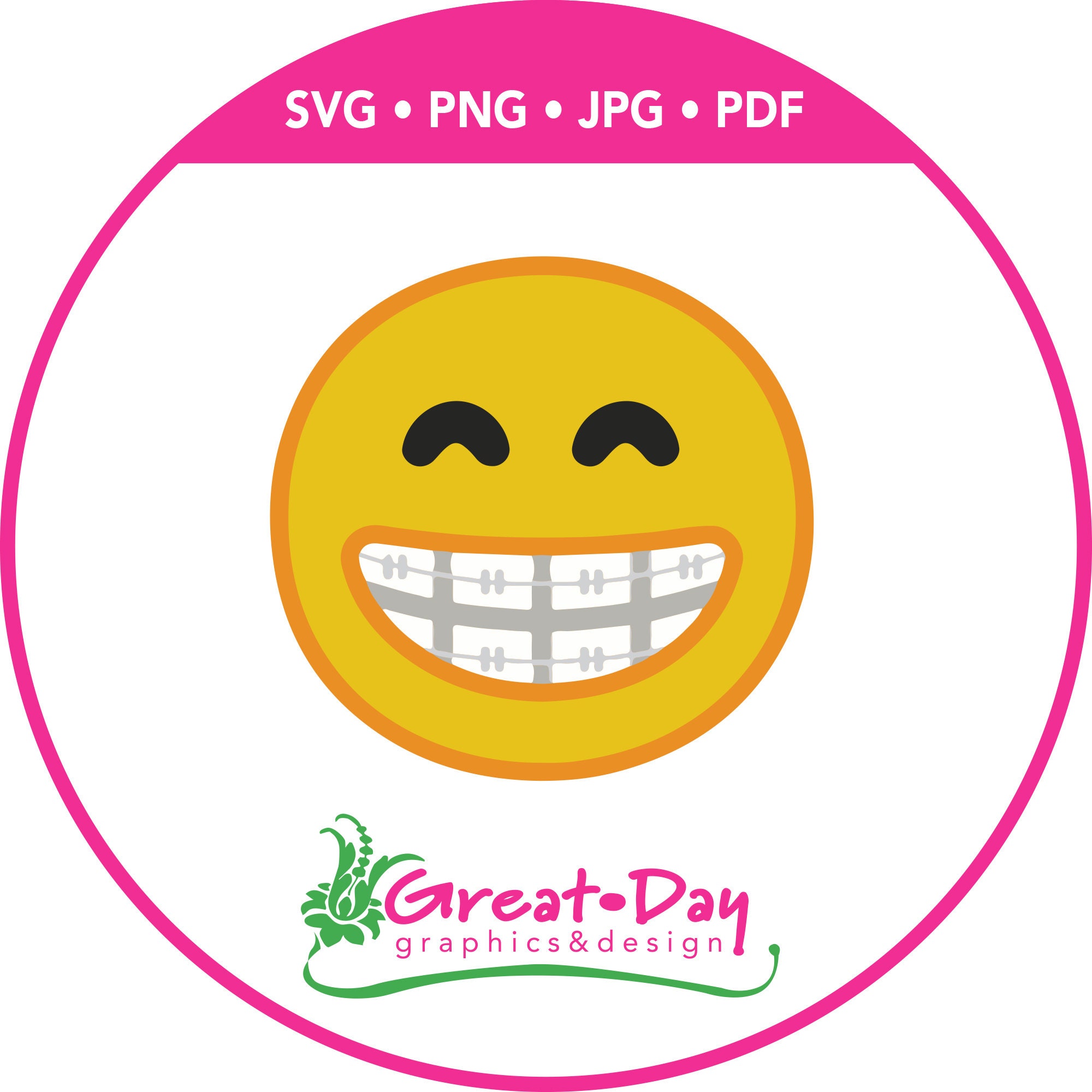 Teen Clipart Smiley With Braces