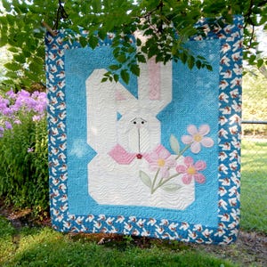 PDF My Wooly Bunny Instant Digital Download 34" X 40" Quilt Pattern - Etsy
