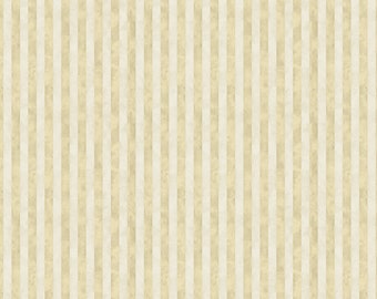 Two Yard Cut of Winterberry Parchment Textured Stripe - 100% Cotton Quilt Fabric