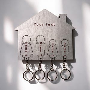 Personalised Key Ring, Key Holder, Pet Parents Gift,