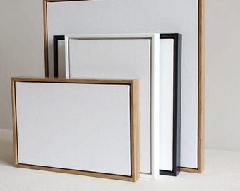 Picture Frame - Custom Size Canvas Float Frame for Oil Painting - Wall Art Display, Gallery Style