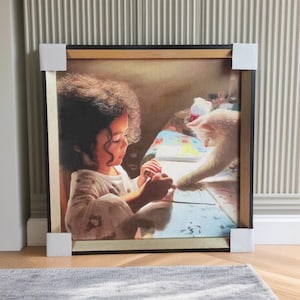 Custom Oil Painting from Photo, Hand Painted Portrait on Canvas, Personalized Family Couple Pet Portrait Unique Gift for Wedding Anniversary