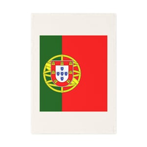 Portugal Flag Cotton Tea Towel