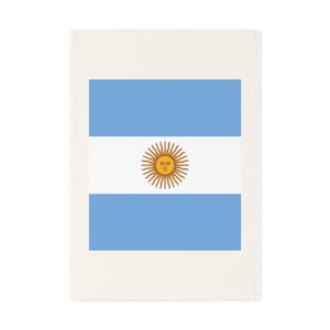 Argentina Flag Cotton Tea Towel
