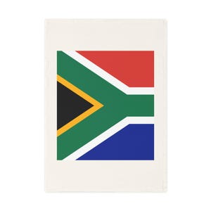 South Africa Flag Cotton Tea Towel