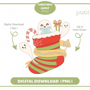 Weihnachten Bücherwurm Png, süße trendige ästhetische Weihnachten Winterferien Saison gruselige Bücherwurm png für Aufkleber, Lesezeichen, kommerzielle Nutzung