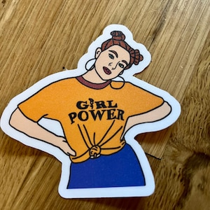 Feminist Portrait hand drawn stickers 3.5” waterproof, feminist stickers, feminism stickers, laptop decal, girl power sticker