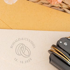 Custom Wedding Embosser for Invitations,Monogram Embosser,Wedding Embosser Stamp,Napkin Embosser,Wedding Stamps,Wedding Gift,Gift for Couple