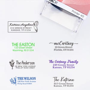 Custom Return Address Stamp, Personalized Address Stamp, Self Inking Address Stamp, Return Address Stamp Self Inking, Housewarming Gift