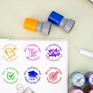 Custom Teacher Stamps, Teacher Stamp Personalized, Checked by Teacher Stamps, Good Job Teacher Stamp,Teacher Appreciation Stamp,Teacher Gift