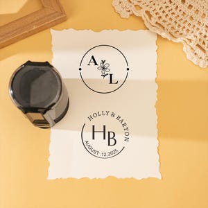 CUSTOM WEDDING STAMPS,Custom Wedding Stamp,Invitation Stamp,Wedding Favor Stamp,Monogram Stamp,Initials Stamps,Wedding Gift,Engagement Gift