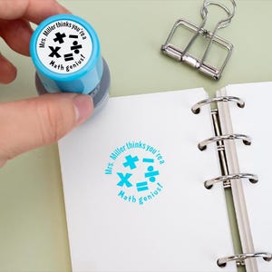 Custom Teacher Stamps,Teacher Reward Stamp,Teacher Gift for Grading Homework and Tests,Teacher Supplies,Classroom Tools,Student Motivation