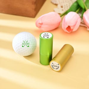 Custom Name Golf Ball Stamp for Dad,Golf Ball Stamp Set, Golf Ball Marker, Gift for Golfer, Golf Accessories, Gift for Husband,Gifts for Men