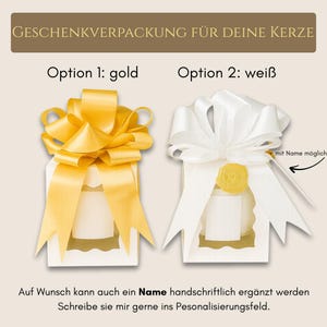 gift packaging for candles