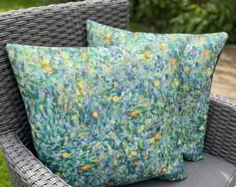 Outdoor Cushion Covers - UV Proof - Water Repellent- Garden Decor - Garden Cushion - Handmade - Weatherproof Decor - Outdoor Decor