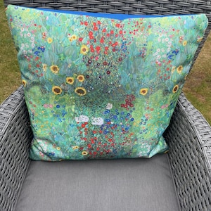 Handcrafted outdoor cushion cover, water repellent and UV proof, size: 45 x 45cm