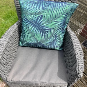Handcrafted outdoor cushion cover, water repellent and UV proof, size: 45 x 45cm