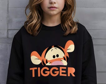 Winnie the Pooh Friends Sweatshirt, Pooh Tigger Piglet Eeyore Sweatshirt, Peekaboo Pooh Hoodie, Matching Disney Family Trip Crewneck 293004