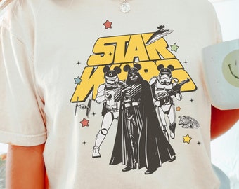 Vintage Star Wars Comfort Colors Shirt, Star Wars Shirt, Starwars Disneyland Shirt, Disney Family Shirt, 292342