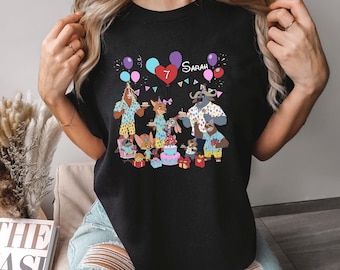 Personalized Name Age Zootopia 2 Birthday Shirt, Comfort Colors, Disney Judy Hopps Nick Wilde Birthday Gift, Disneyland Family Tee 294509