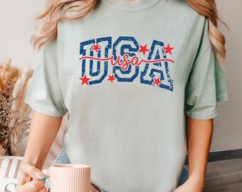 USA 250 Years of Freedom Shirt, Comfort Colors, Patriotic America Shirt, 1776-2026 Shirt, Fourth of July Graphic Tee, USA Flag Shirt 296017