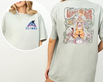 Winnie the Pooh Friends Shirt, Comfort Colors,Pooh Tigger Piglet Eeyore Shirt, Peekaboo Pooh Shirt, Matching Disney Family Trip Shirt 293097