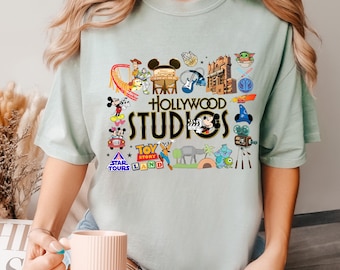 Disney Hollywood Studios Shirt, Comfort Colors Disney Shirt, Disney Family Shirt, Disney Vacation Shirt, Disney Trip Shirt 291525