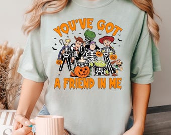 Toy Story Halloween Shirt, Comfort Colors Shirt, Disney Halloween Shirt, Disney Toy Story Shirt, Woody Jessie Buzz Shirt 291634