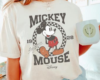 Vintage Disney Mickey Mouse Shirt, Comfort Colors Disney Shirt, Disney Family Shirt, Disney Trip Shirt, Disney Mickey Shirt 292136